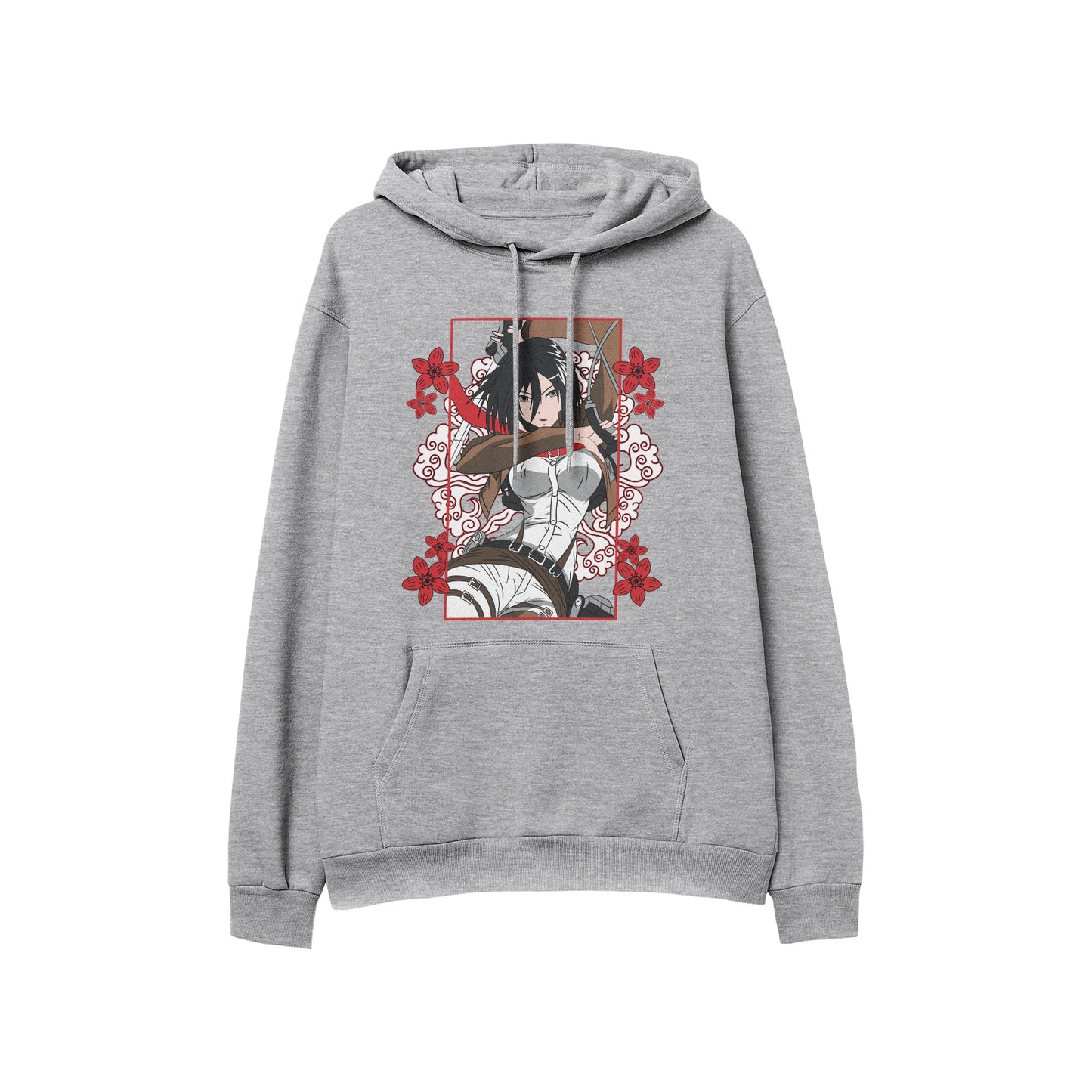 Kenshi Manga - Sweat Custom - XS/2XL - Noir & Blanc & Gris