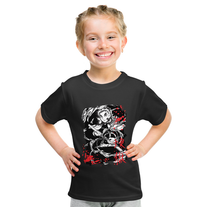 Kenshi Manga - T-shirt Custom Enfant - S/4XL - Noir & Blanc