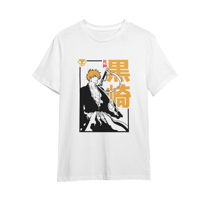 Kenshi Manga - T-shirt Custom - XS/3XL - Blanc & Bleu & Gris