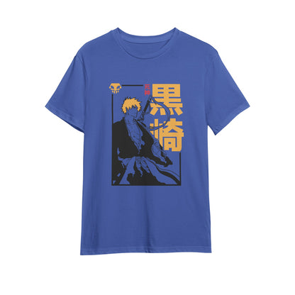 Kenshi Manga - T-shirt Custom - XS/3XL - Blanc & Bleu & Gris