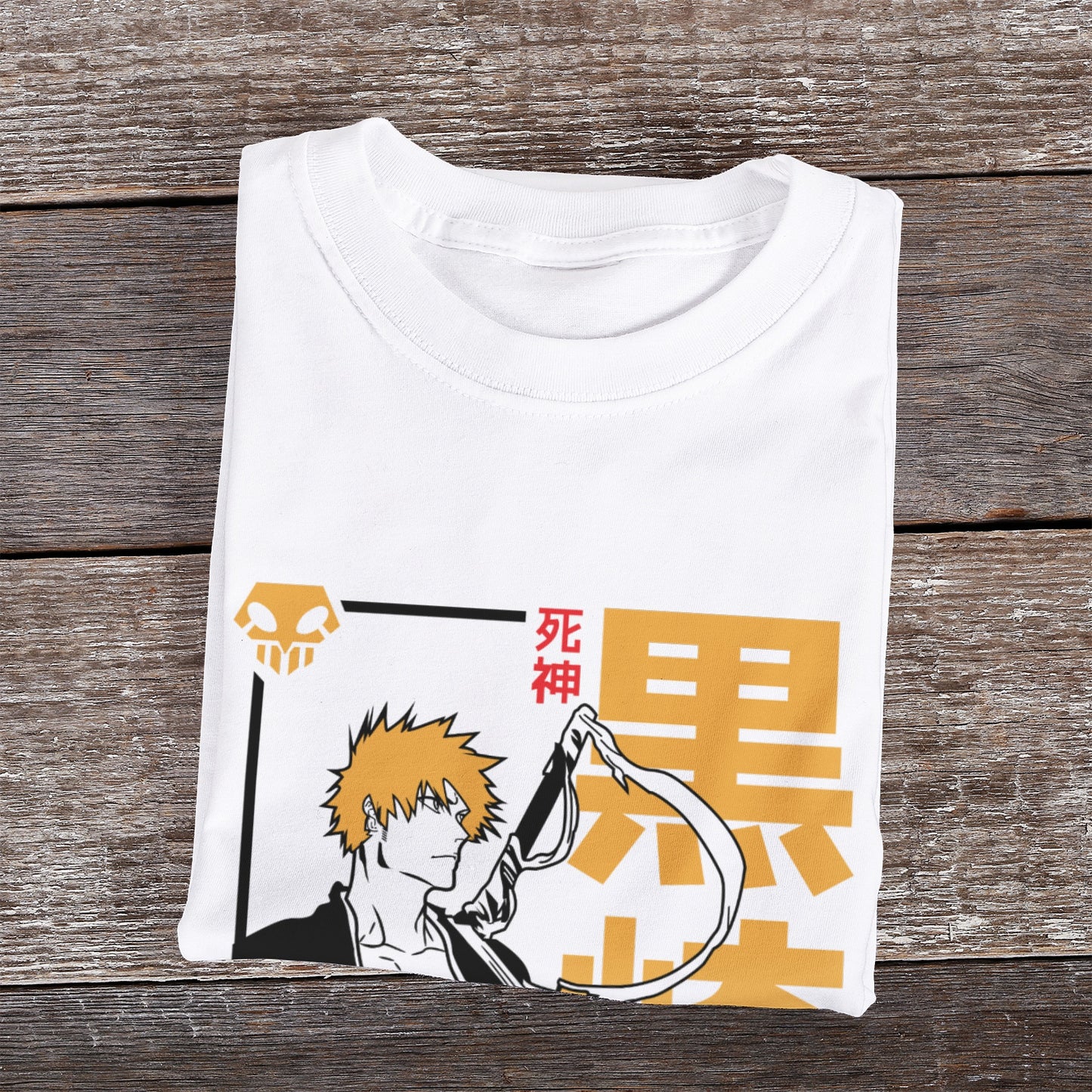 Kenshi Manga - T-shirt Custom - XS/3XL - Blanc & Bleu & Gris