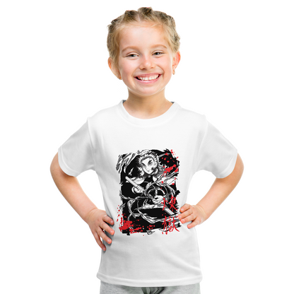 Kenshi Manga - T-shirt Custom Enfant - S/4XL - Noir & Blanc