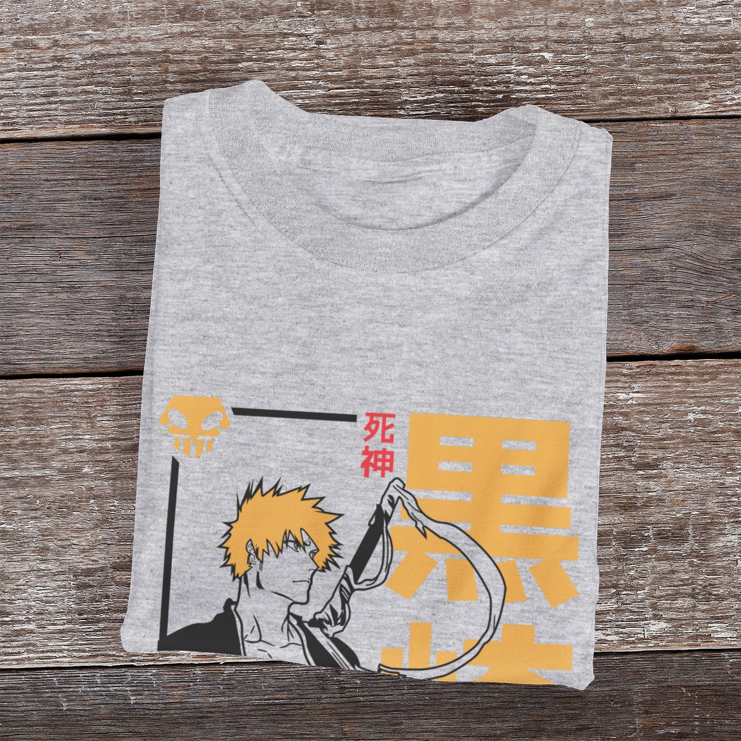 Kenshi Manga - T-shirt Custom - XS/3XL - Blanc & Bleu & Gris