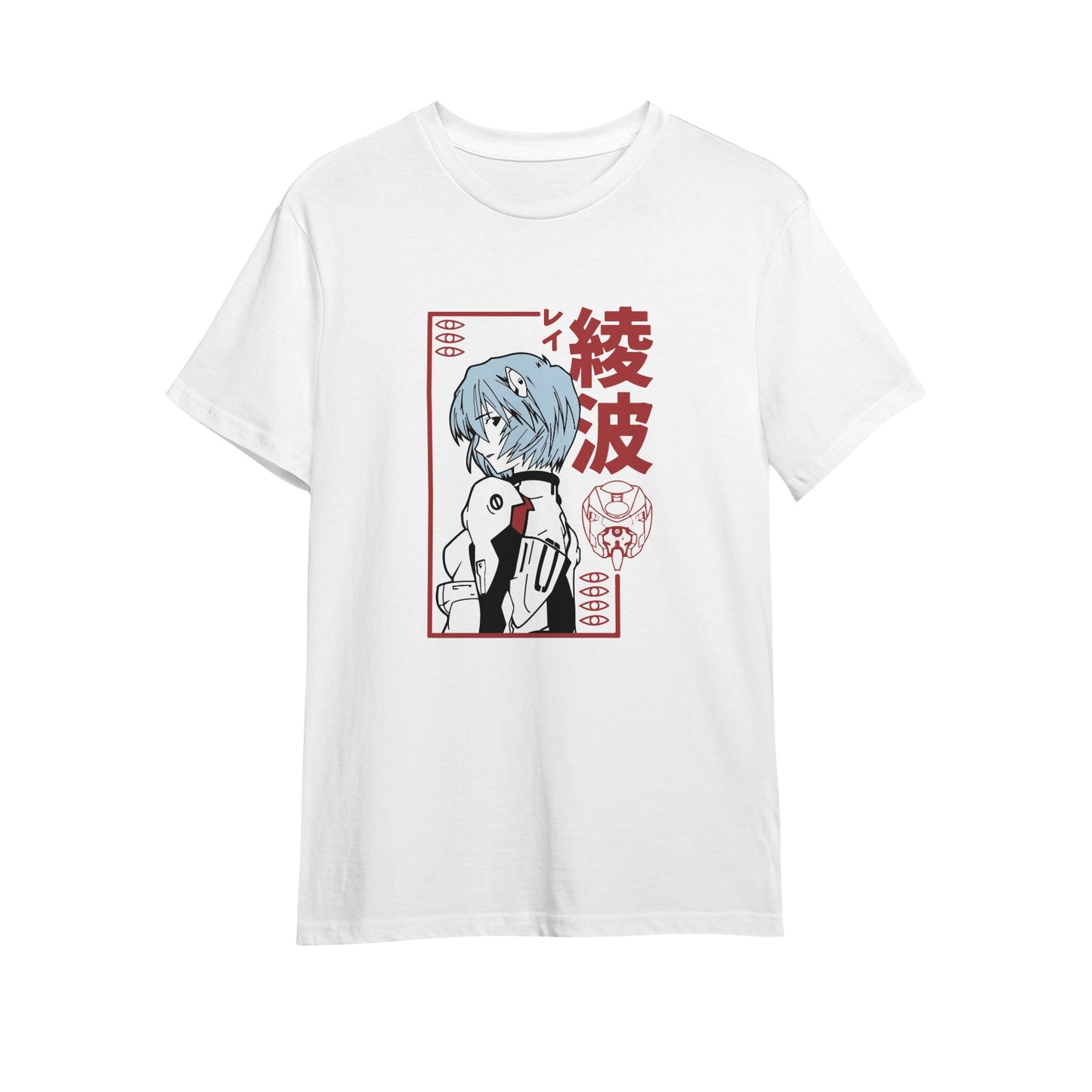 Kenshi Manga - T-shirt Custom - XS/3XL - Noir & Blanc & Bleu & Gris