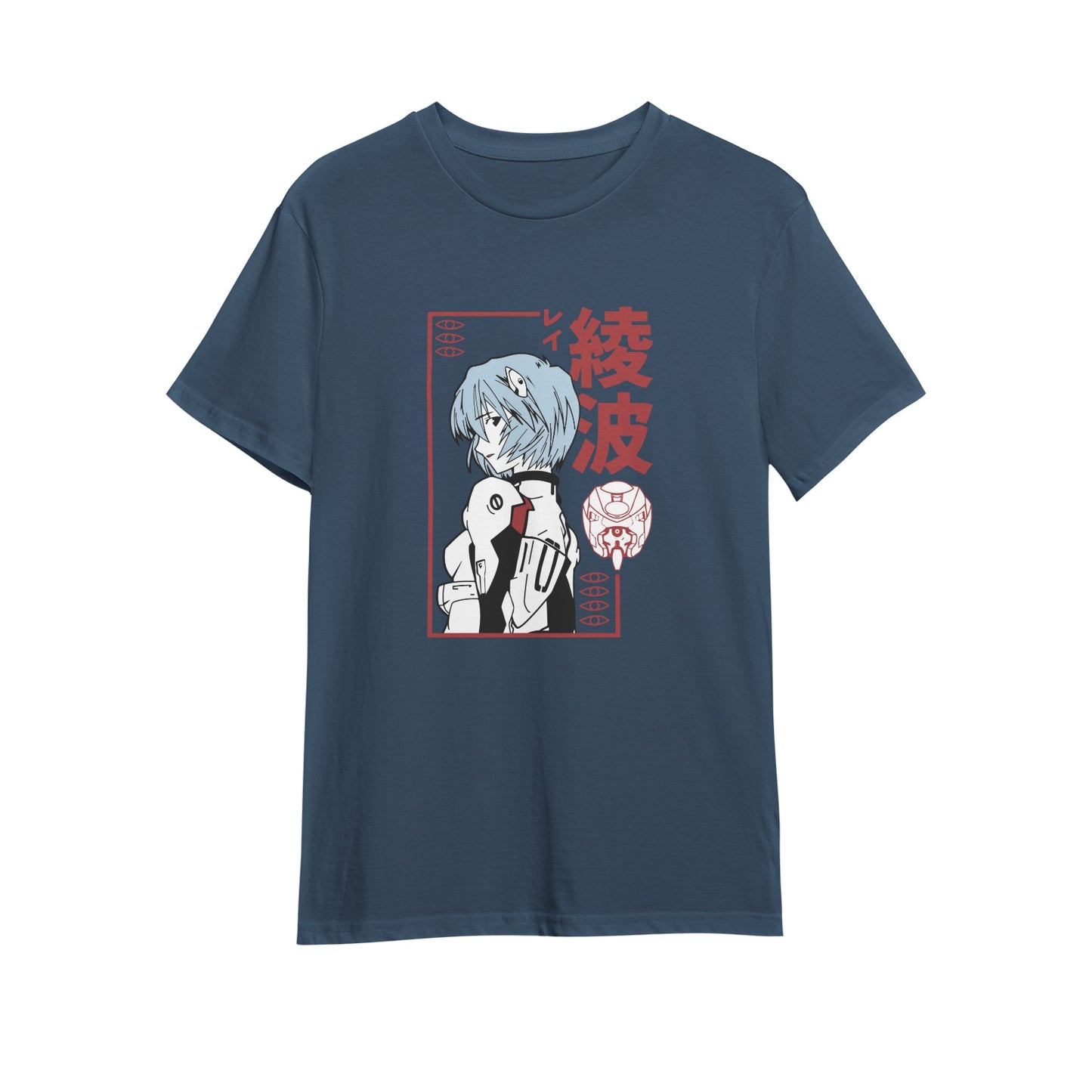 Kenshi Manga - T-shirt Custom - XS/3XL - Noir & Blanc & Bleu & Gris