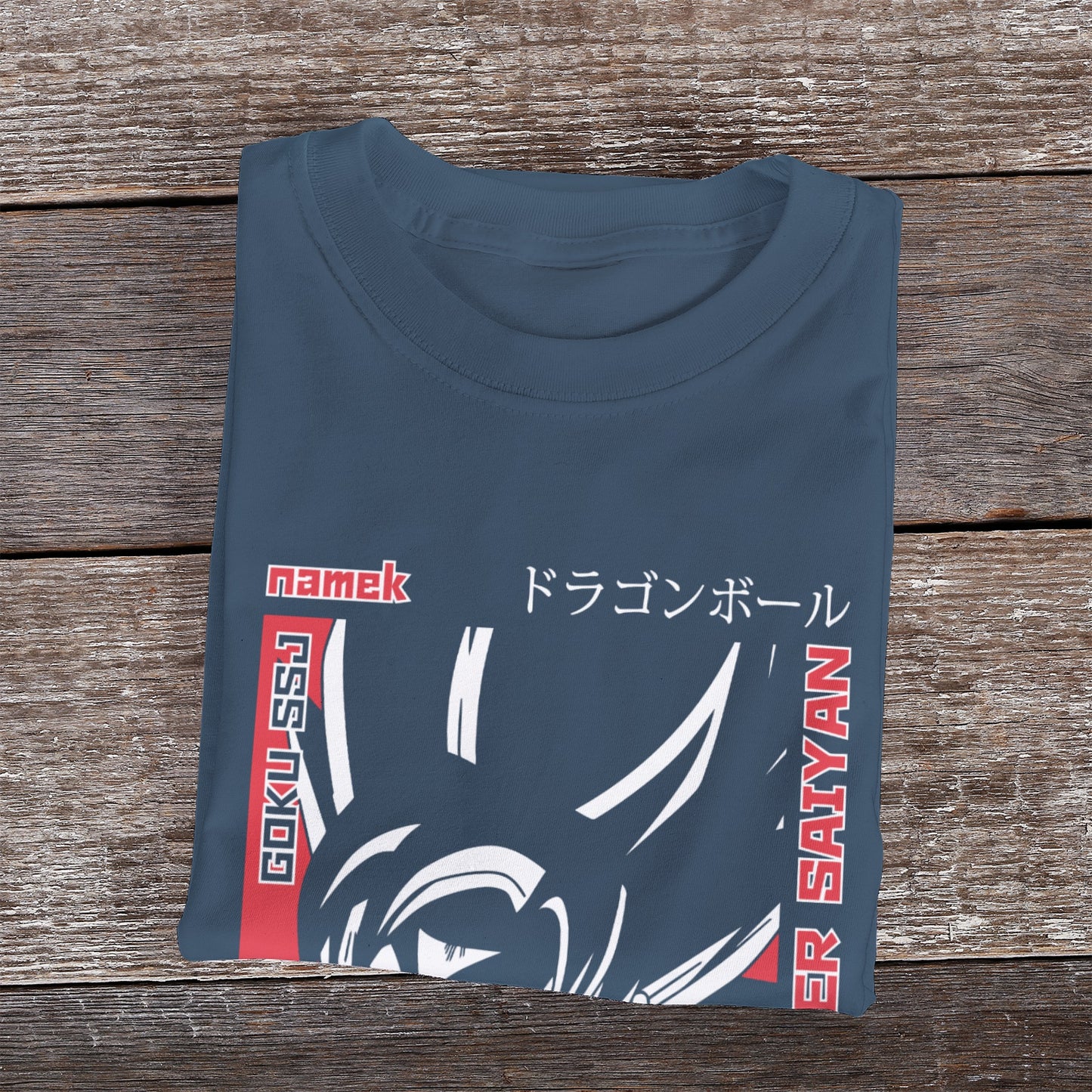 Kenshi Manga - T-shirt Custom - XS/3XL - Noir & Bleu