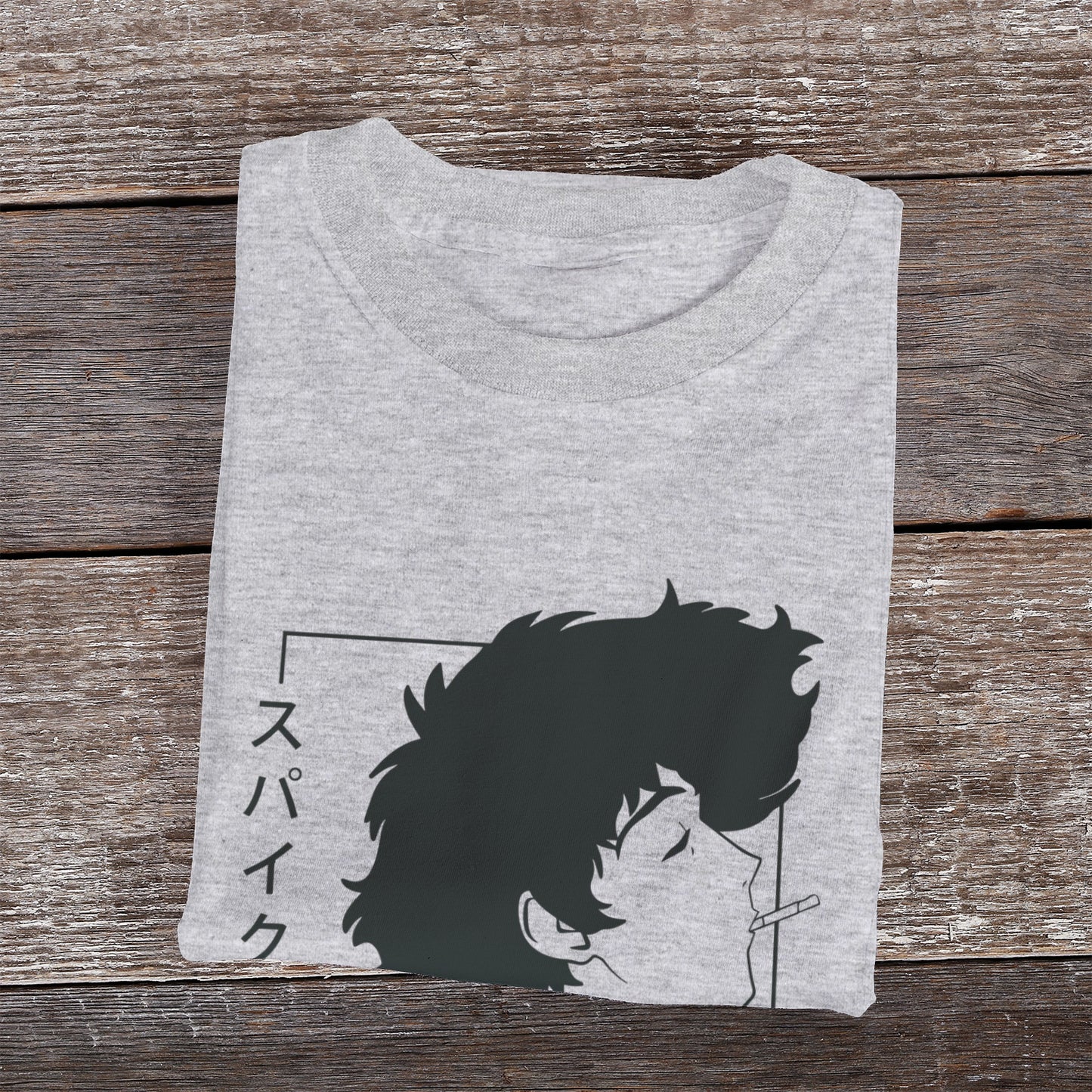 Kenshi Manga - T-shirt Custom - XS/3XL - Noir & Blanc & Bleu & Gris