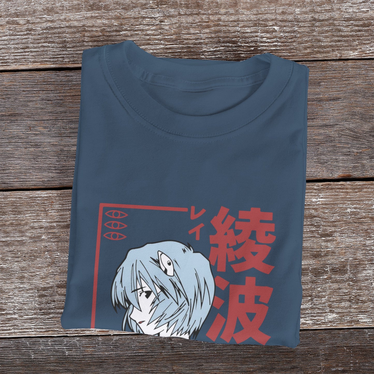 Kenshi Manga - T-shirt Custom - XS/3XL - Noir & Blanc & Bleu & Gris