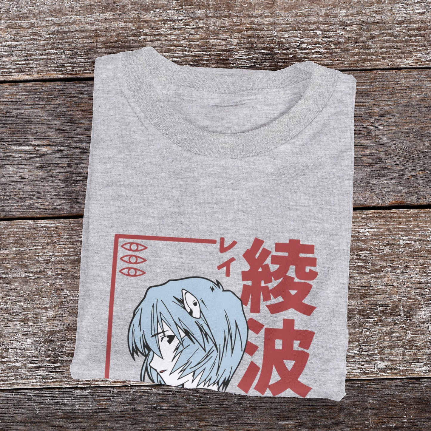 Kenshi Manga - T-shirt Custom - XS/3XL - Noir & Blanc & Bleu & Gris