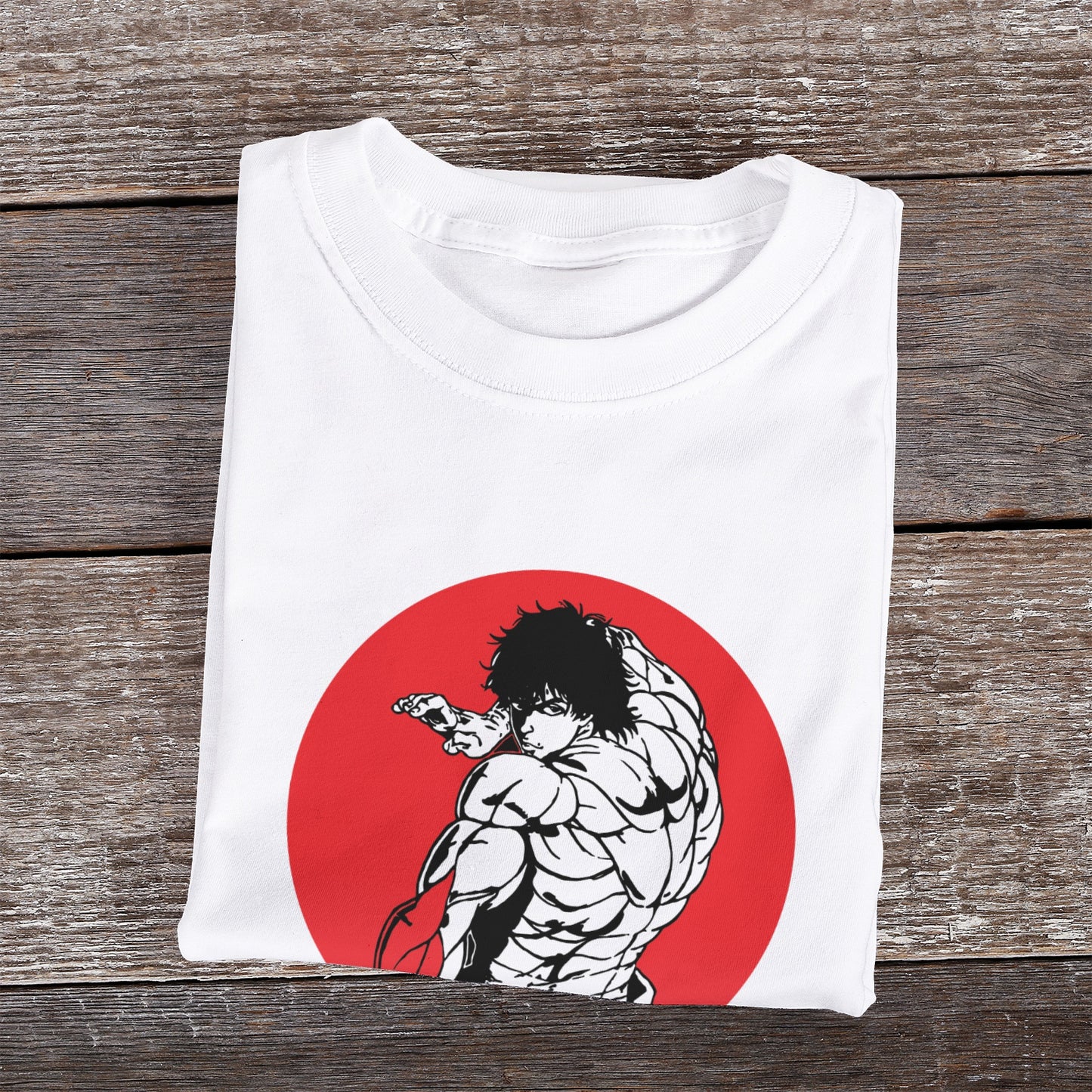 Kenshi Manga - T-shirt Custom - XS/3XL - Blanc & Gris