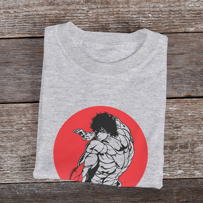 Kenshi Manga - T-shirt Custom - XS/3XL - Blanc & Gris