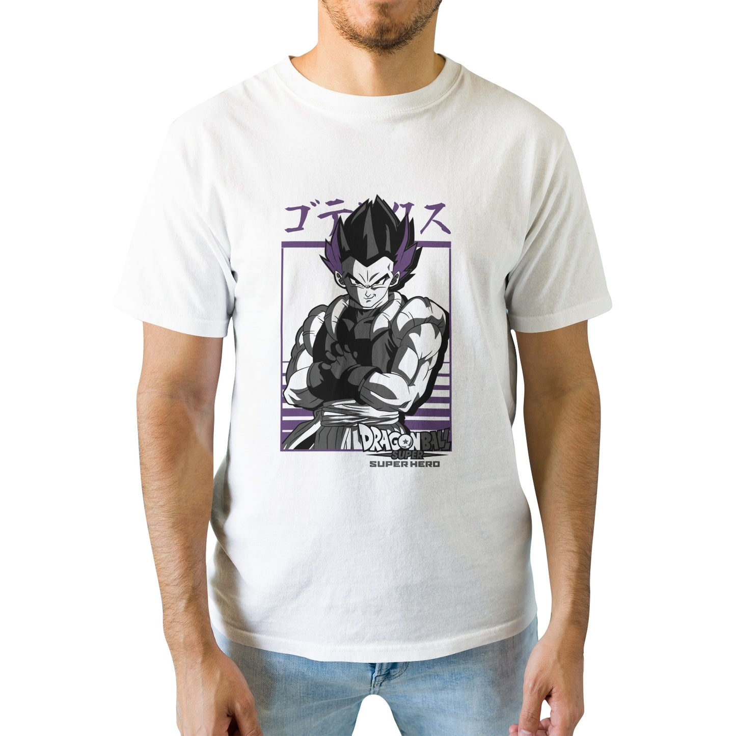 Kenshi Manga - T-shirt Custom - XS/3XL - Noir & Blanc & Gris