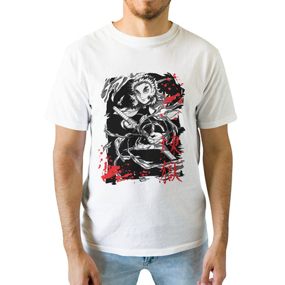 Kenshi Manga - T-shirt Custom - XS/3XL - Noir & Blanc