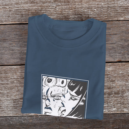 Kenshi Manga - T-shirt Custom - XS/3XL - Noir & Bleu